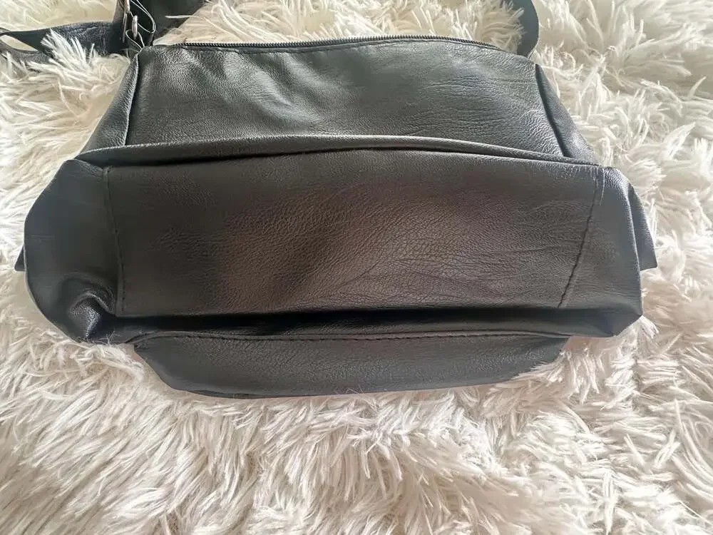 Unbranded black faux